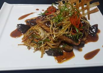 How To Making Recipe Glazed Salmon BBQ Very Delicious