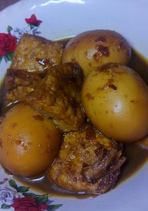 Foto resep Semur telur tahu