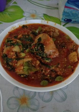 Foto resep Ayam sambal kemangi pete