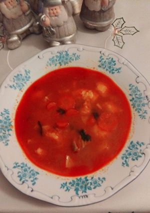 Vöröslencse gulyás. #gluténmentes recept fotója