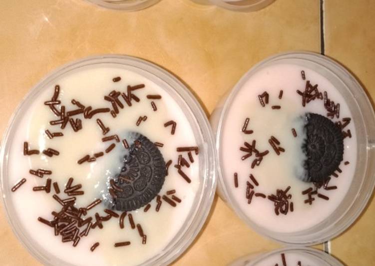 Puding Lapis Oreo