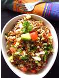 Matki and Kulith Sprouts Salad