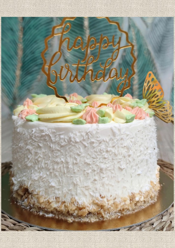 Una foto de Tarta colibrí o hummingbird cake