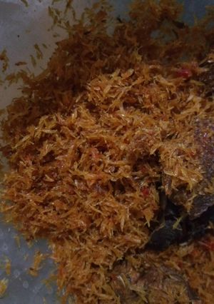 Foto resep Serundeng kelapa muda