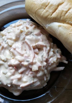Rumcajs saláta recept fotója