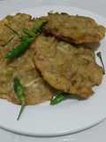 Vegetarian kale fritter