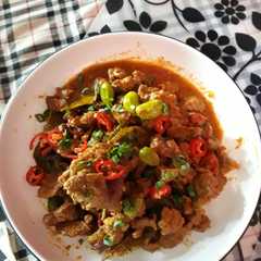 รูปของ Tongseng daging embek(pete)