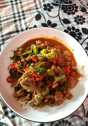 Foto resep Tongseng daging embek(pete)