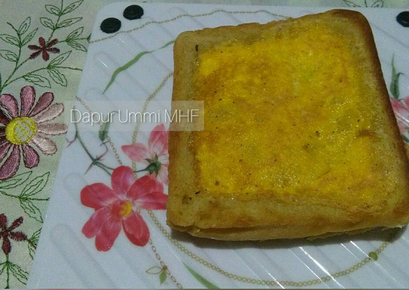 Roti Keju Telur Panggang