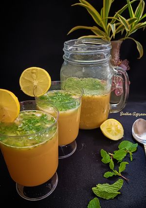 A picture of Sattu Sharbat (Sattu Drink).