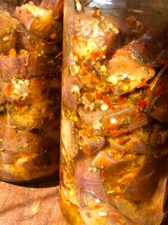 Una foto de Berenjenas al escabeche en 20 minutos 🤩