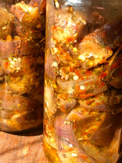 Una foto de Berenjenas al escabeche en 20 minutos 🤩