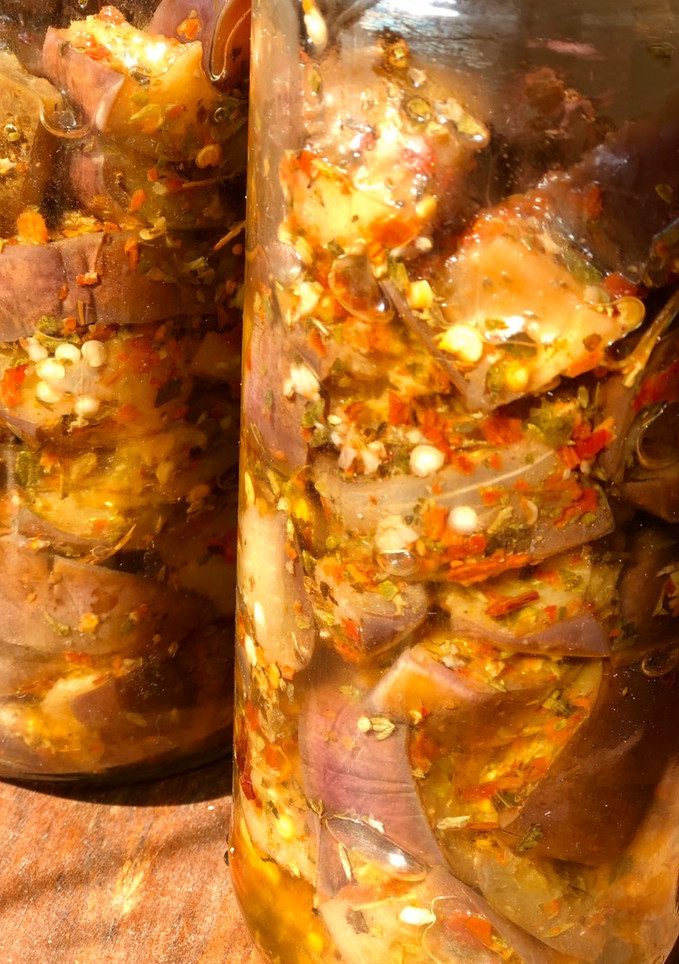 Una foto de Berenjenas al escabeche en 20 minutos 🤩