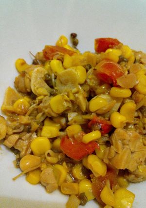 Foto resep Tumis jagung tempe