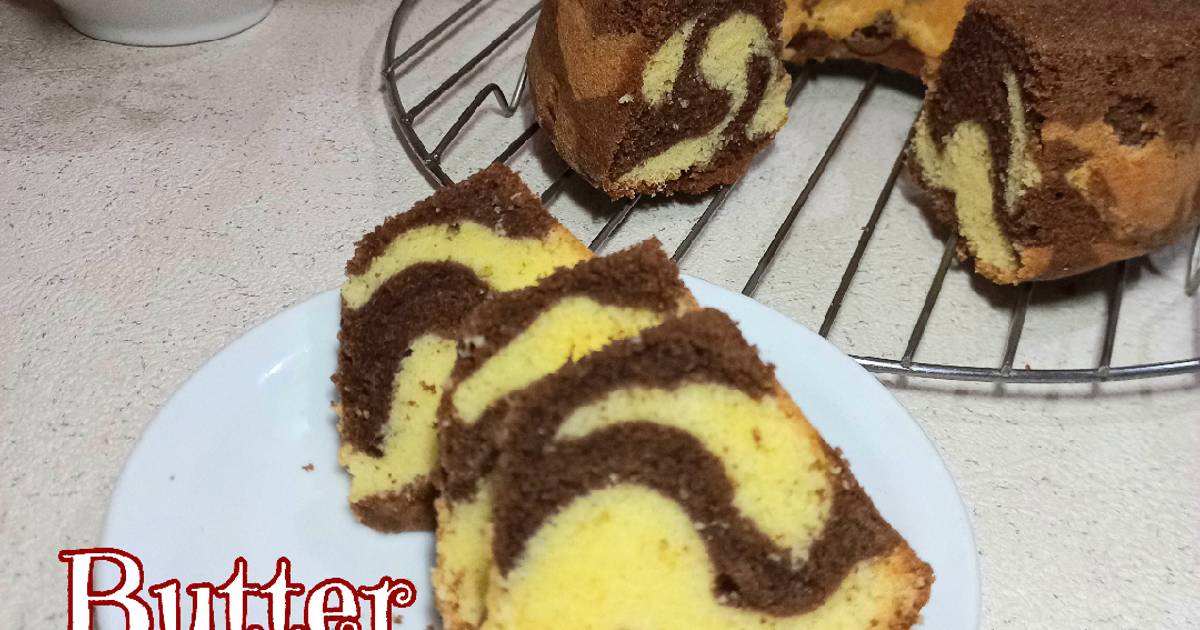 Resep Zebra Butter Cake oleh rrrsuryaaaa Cookpad
