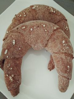 Gluténmentes lenmaglisztes joghurtos kifli recept fotója