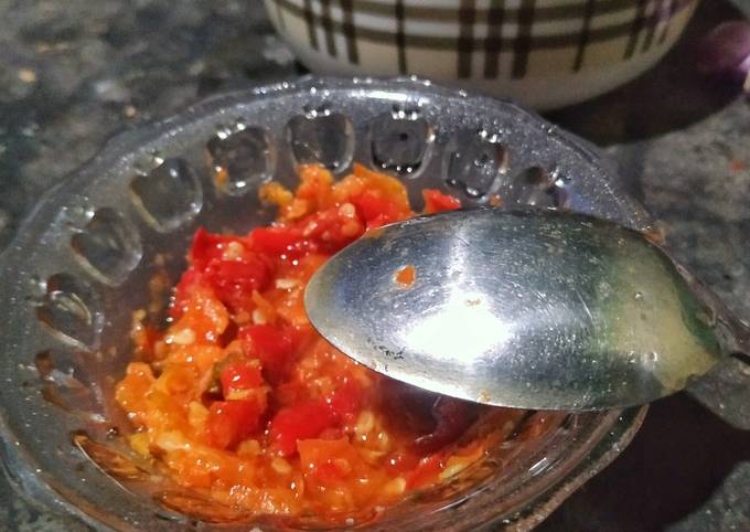 Resep Sambel bawang praktis yang Bisa Manjain Lidah