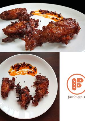 A picture of Har Cheong Gai | Shrimp Paste Chicken.
