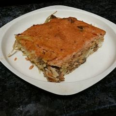 A picture of Spaghetti Casserole.
