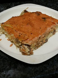 A picture of Spaghetti Casserole.