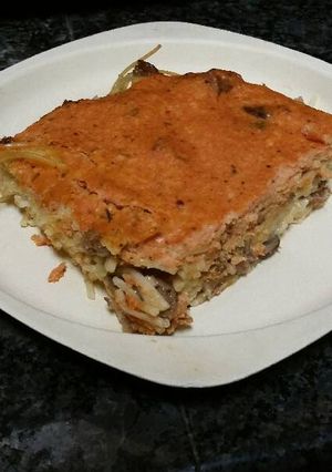 A picture of Spaghetti Casserole.