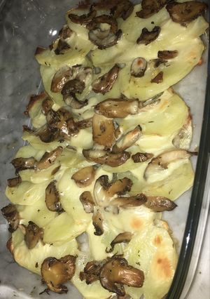صورة لوصفة صينية بطاطا مع الفطر