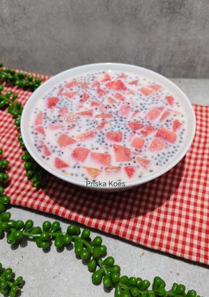 Foto resep Es Semangka Susu