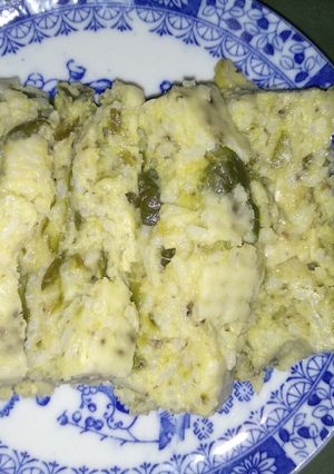 Foto principal de Budín y tortilla vegetariano económico y fácil 👍😄(2 recetas)