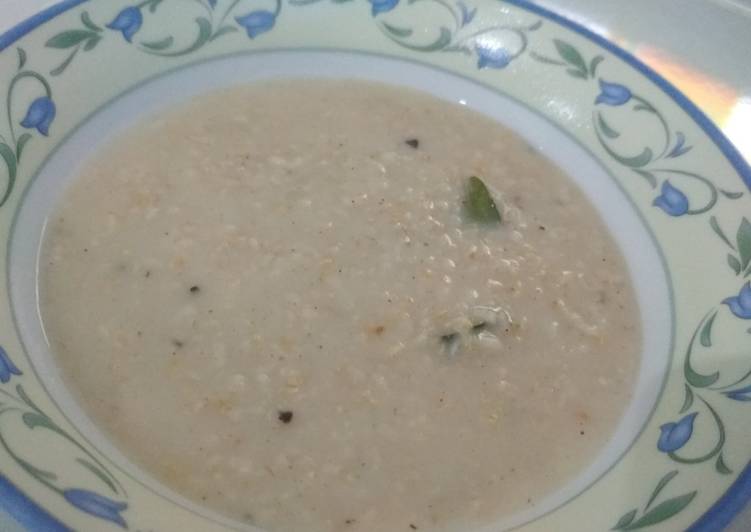 Menu diet Day 2 Bubur Oat