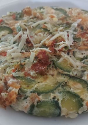Una foto de Tortilla de Zapallitos y Verduras