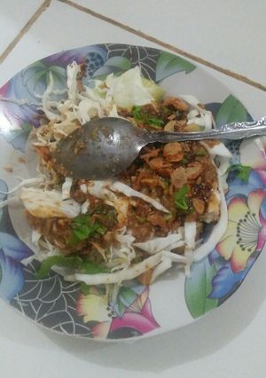 Foto resep Tahu campur bumbu kacang