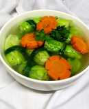 Canh Bắp Cải Gói Thịt