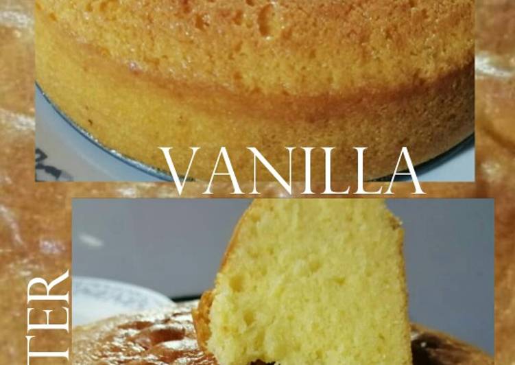 Langkah Mudah Buat Vanila Butter Cake yang Sedap