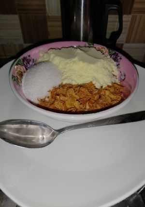 A picture of Hadin Corn flakes 😂.