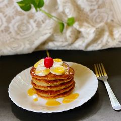 Banana Oatmeal Pancake A picture of Banana Oatmeal Pancake.