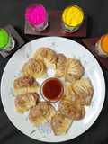 ভেজ চিকেন মোমো (veg chicken momo recipe in Bengali)