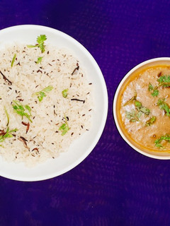 ஜீரா ரைஸ்+தால்(Jeera Rice+Dal) செய்முறை முக்கிய புகைப்படம்