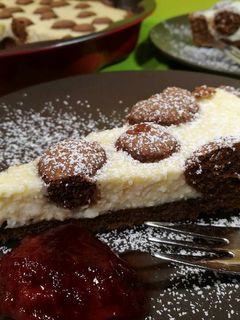 Gluténmentes pöttyös túrós pite recept fotója