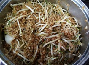 Una foto de Arroz integral con germinado de soya #healthy
