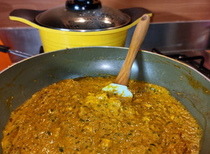 Una foto de Pollo al Curry
