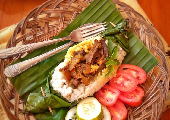 Cara Buat Nasi Uduk Bakar Jeroan Sapi Pedas Enak Dan Mudah