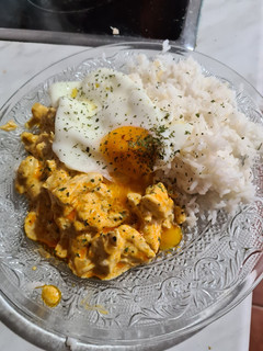 Una foto de Pollo al curry