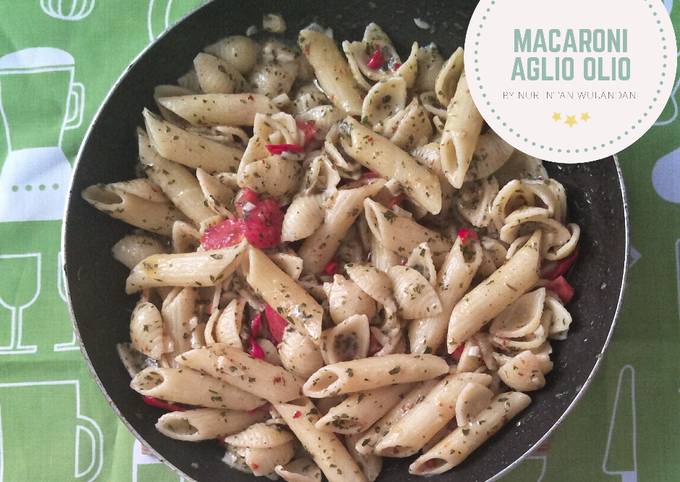 Resep Macaroni Aglio Olio oleh Nurintan Wulandani - Cookpad