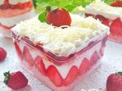 Gambar stroberi cheesecake