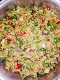 Dambun couscous me ganyen albasa