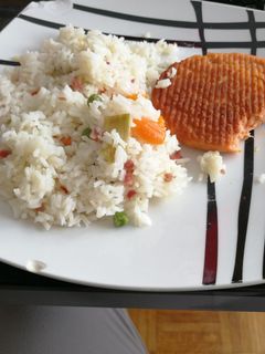 Una foto de Arroz estilo jardinera
