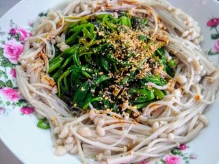 【低脂高纖】鮮菇空心菜