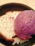 Helado rápido de blueberries