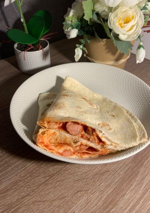 Une photo de Quesadillas au knackis de poulet