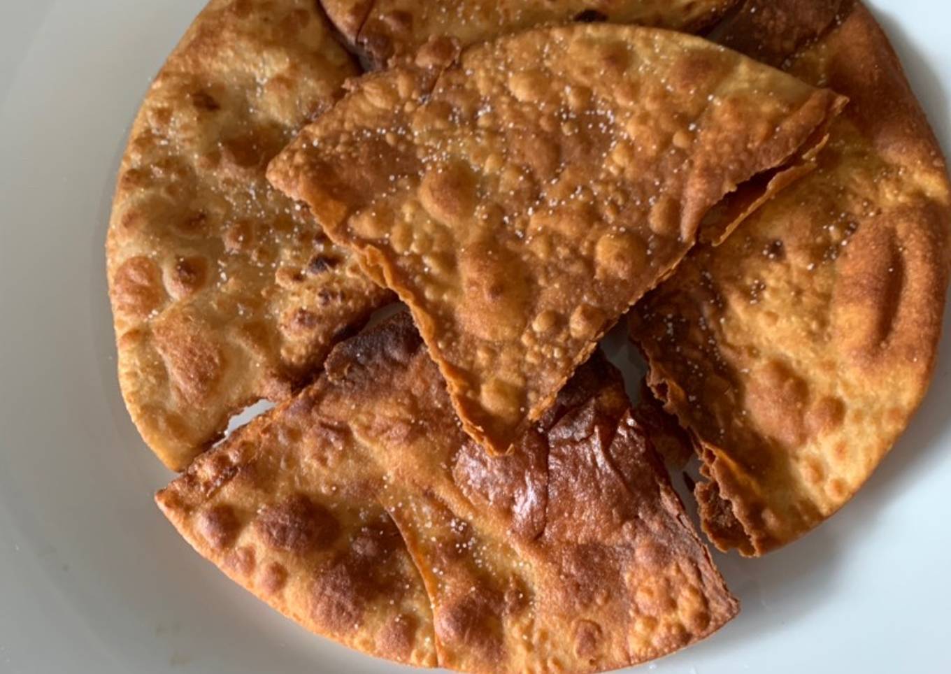 Leftover chapati papad